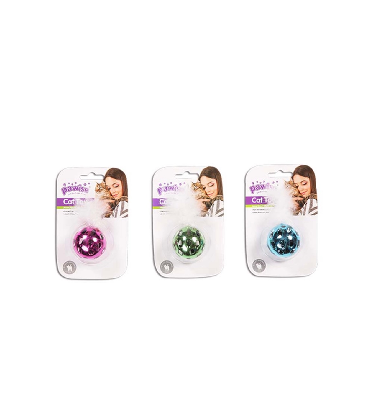 PW Παιχνίδι Γάτας Metallic Ball (1τμχ)